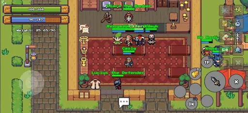 Download Definya: 2D MMORPG Terbaru – Main RPG Klasik Gratis - Screenshot 1