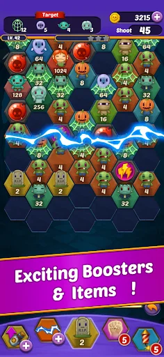 Download Shoot The Monster Terbaru – Game Puzzle 2048 Seru - Screenshot 4