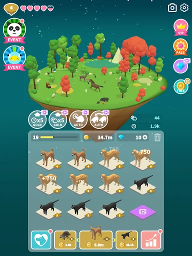 Download Merge Safari – Fantastic Isle Terbaru – Game Gabung Hewan - Screenshot 24