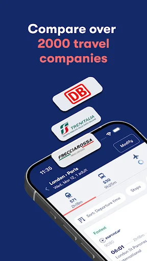 Download Omio: Pesan Tiket Kereta, Bus, & Pesawat Termurah - Screenshot 3