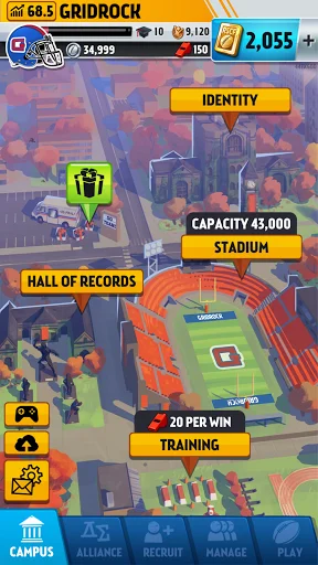 Download Rival Stars College Football – Strategi Tim Terbaik - Screenshot 3