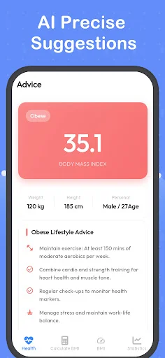 Download BMI Calculator-Weight Record Terbaru – Pantau Berat Ideal - Screenshot 13