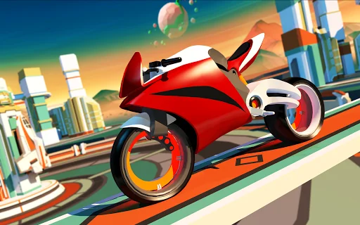 Download Gravity Rider: Game Balap Motor 3D Futuristik Terbaik - Screenshot 10