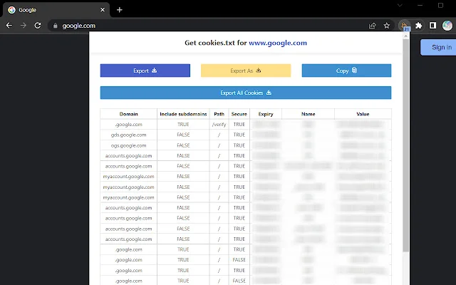Download Get cookies.txt Terbaru – Ekspor Cookie Mudah & Gratis - Screenshot 1