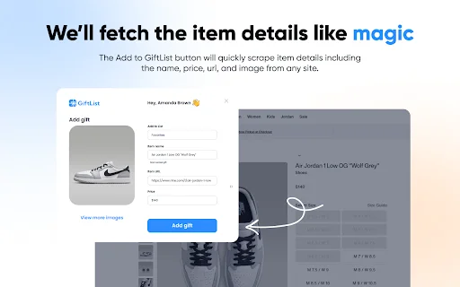 Add to GiftList Button – Simpan Ide Hadiah dari Website - Screenshot 3