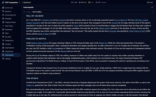 Download RSI Companion Terbaru – Kelola Akun Star Citizen Anda - Screenshot 5