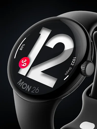 Download UsA Spatial Dot – Tampilan Jam Unik untuk Wear OS - Screenshot 16