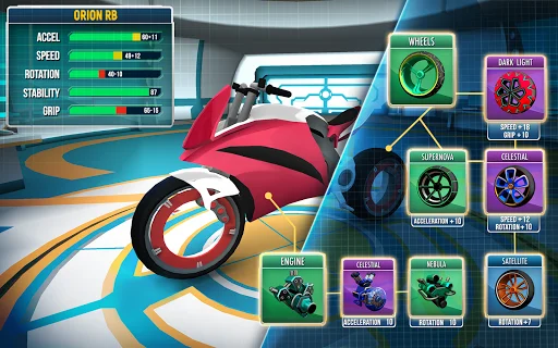 Download Gravity Rider: Game Balap Motor 3D Futuristik Terbaik - Screenshot 19