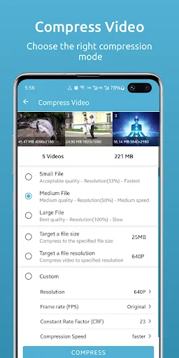 Download Video Compressor & Resizer Terbaru – Kompres Video Gratis - Screenshot 3