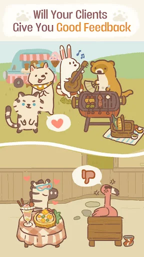 Download Animal Restaurant Terbaru – Game Simulasi Kucing Lucu - Screenshot 4