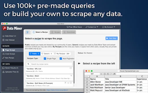 Data Scraper – Ekstrak Data Web ke Excel Gratis Terbaru - Screenshot 2