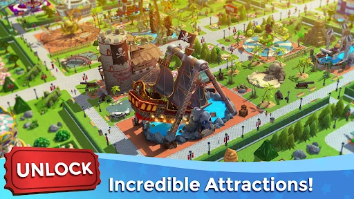 Download RollerCoaster Tycoon Touch Terbaru – Bangun Taman Hiburan - Screenshot 19