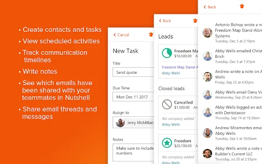 Nutshell CRM for Gmail: Kelola Penjualan & Produktivitas Terbaik - Screenshot 3
