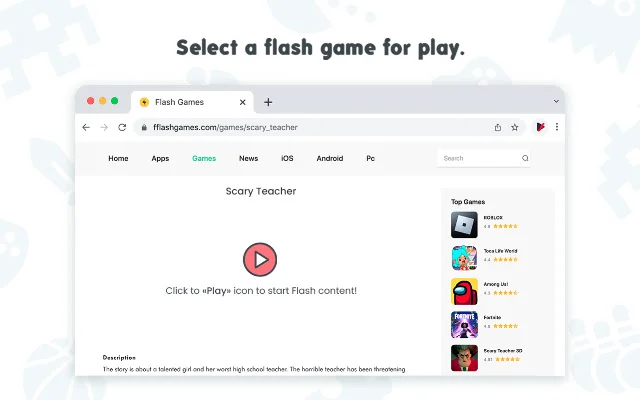 Download Flash Player for Chrome – Jalankan Game Flash Gratis - Screenshot 2