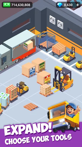 Download Idle Courier Terbaru – Bangun Kerajaan Kurir Anda Gratis - Screenshot 12