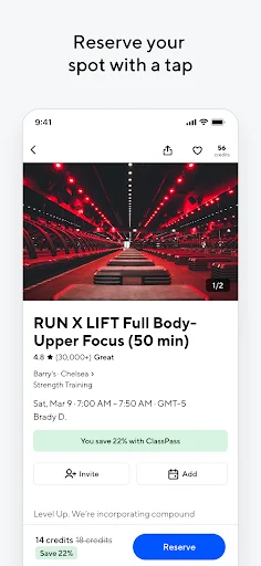 Download ClassPass Terbaru – Booking Gym, Yoga & Spa Praktis - Screenshot 5