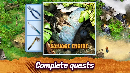 Download Survivors: Match 3・Lost Island – Puzzle Seru Gratis - Screenshot 12