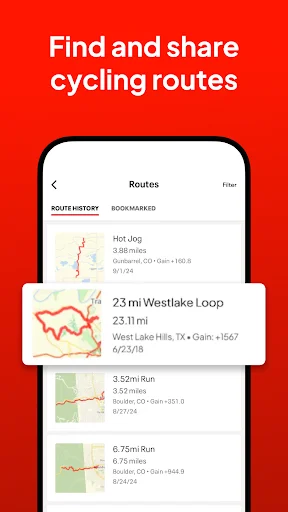 Download Map My Ride Terbaru – Pelacak GPS Sepeda Gratis - Screenshot 6
