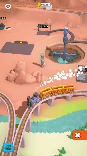 Download Rail Master Tycoon: Idle Train – Bangun Kereta Api Anda - Screenshot 9