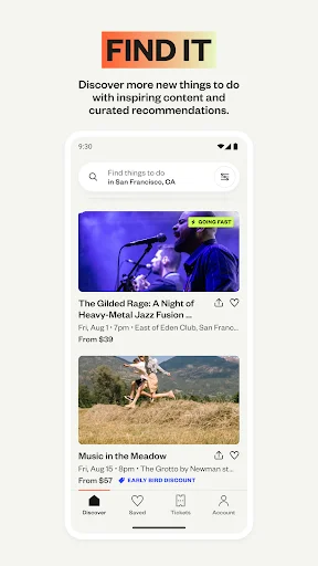 Unduh Eventbrite Terbaru – Temukan Event Seru & Pesan Tiket - Screenshot 1