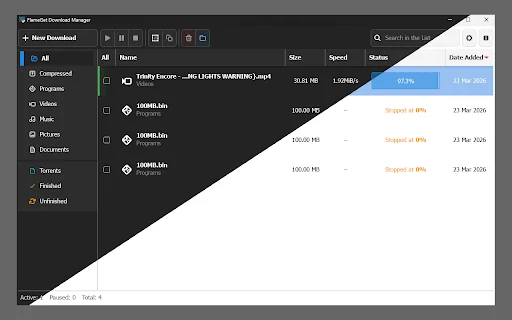 Download FlameGet Integration Terbaru – Akselerator Unduhan Cepat - Screenshot 3