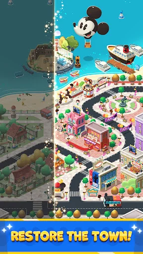 Download Disney Pop Town! Terbaru – Game Puzzle Disney Seru - Screenshot 4