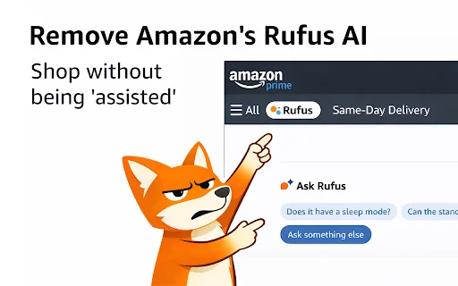 Rufus Remover Terbaru – Hapus Asisten AI Amazon Tanpa Iklan - Screenshot 1