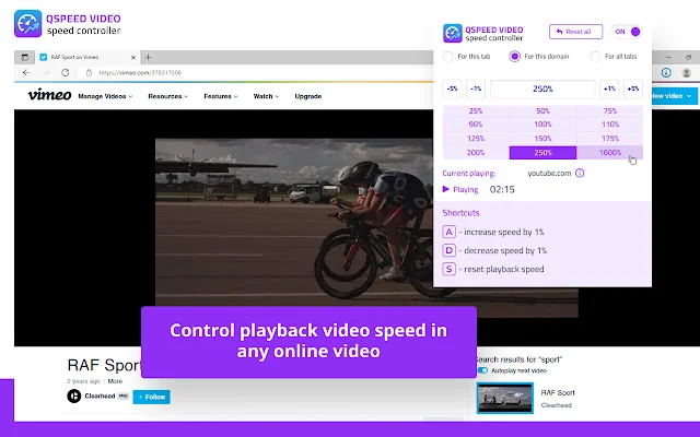 Download Qspeed Video Speed Controller – Kontrol Kecepatan Video - Screenshot 1