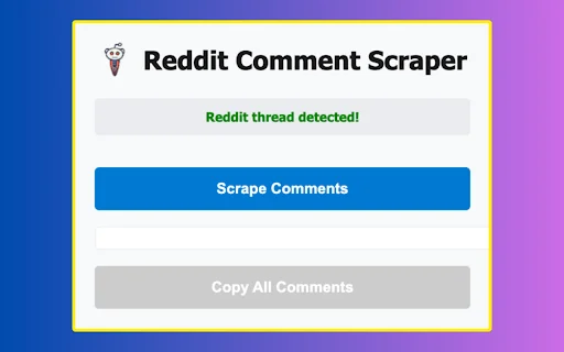 Download Reddit Comment Scraper Terbaru – Ekspor Data Mudah - Screenshot 3