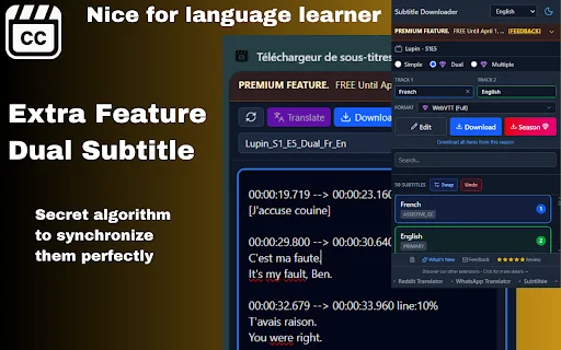 Download Universal Subtitle Downloader – Unduh Subtitle Gratis - Screenshot 3