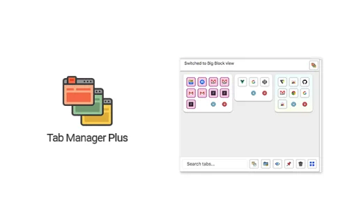 Download Tab Manager Plus untuk Chrome – Kelola Tab Jadi Mudah - Screenshot 1
