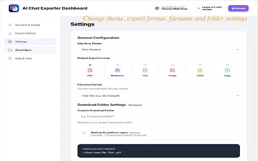 AI Chat Exporter: Simpan ChatGPT & Gemini ke PDF Instan - Screenshot 3