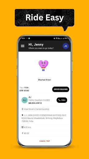 Download RideBha Terbaru – Ojek & Taksi Listrik Hemat & Cepat - Screenshot 4