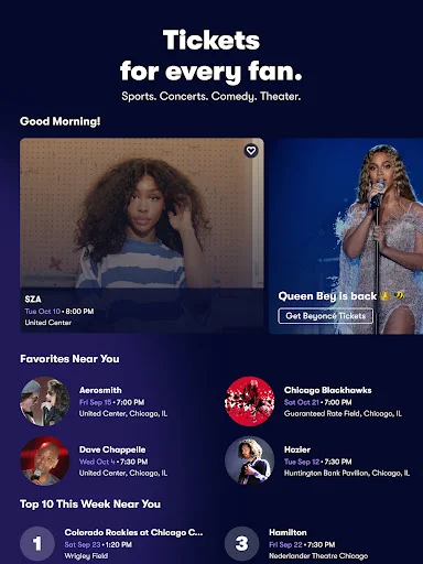 Download Vivid Seats Terbaru – Beli Tiket Konser & Olahraga - Screenshot 15