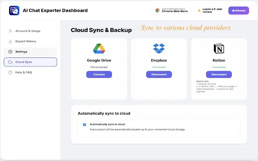 AI Chat Exporter: Simpan ChatGPT & Gemini ke PDF Instan - Screenshot 4