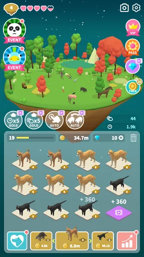 Download Merge Safari – Fantastic Isle Terbaru – Game Gabung Hewan - Screenshot 8
