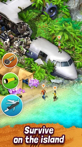 Download Survivors: Match 3・Lost Island – Puzzle Seru Gratis - Screenshot 3