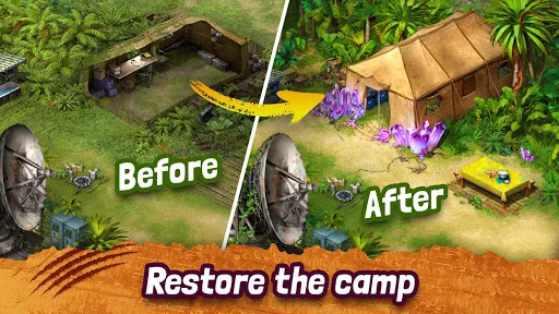 Download Survivors: Match 3・Lost Island – Puzzle Seru Gratis - Screenshot 9