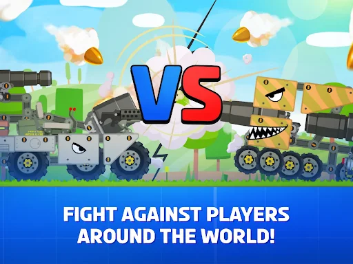 Download Super Tank Rumble Terbaru – Bangun Tank & Bertempur - Screenshot 8