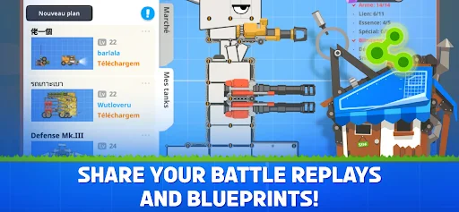 Download Super Tank Rumble Terbaru – Bangun Tank & Bertempur - Screenshot 5