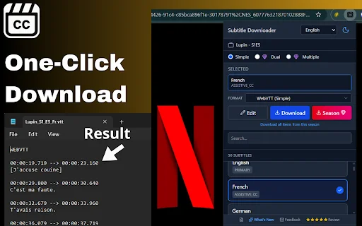 Download Universal Subtitle Downloader – Unduh Subtitle Gratis - Screenshot 1