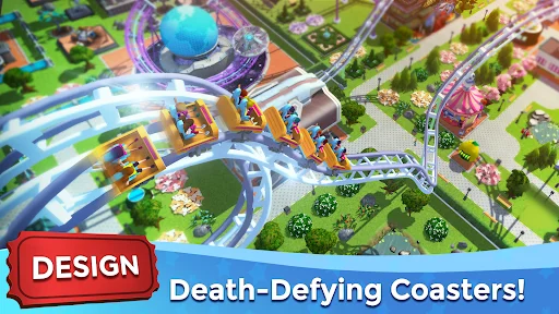 Download RollerCoaster Tycoon Touch Terbaru – Bangun Taman Hiburan - Screenshot 2