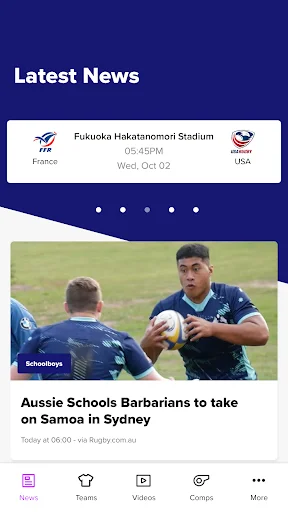 Download Rugby Xplorer Terbaru – Platform Resmi Rugbi Australia - Screenshot 1