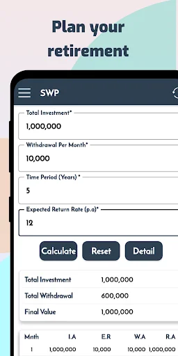 Unduh SWP Calc Terbaru – Rencanakan Pensiun Anda dengan Mudah - Screenshot 2