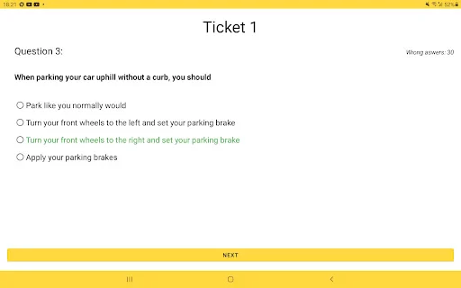 Download Alberta Driver License Tests Terbaru – Latihan Ujian Gratis - Screenshot 3