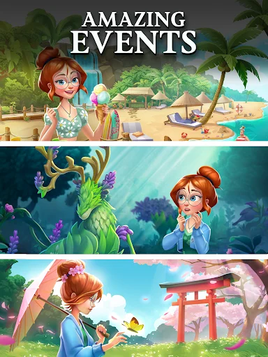 Download Merge Gardens Terbaru – Game Puzzle Santai & Seru - Screenshot 14
