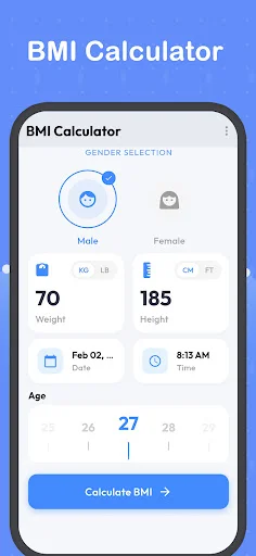 Download BMI Calculator-Weight Record Terbaru – Pantau Berat Ideal - Screenshot 9