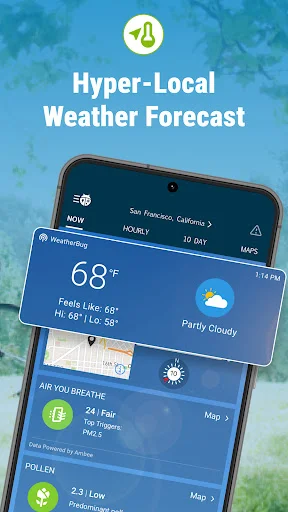 Download WeatherBug Terbaru – Cek Cuaca & Radar Badai Gratis - Screenshot 2