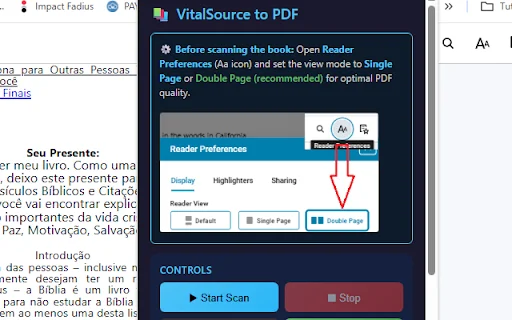 VS to PDF Saver: Simpan Buku Vitalsource ke PDF dengan Mudah - Screenshot 2