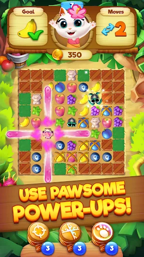 Download Tropicats: Tropical Match3 Terbaru – Game Puzzle Kucing - Screenshot 2